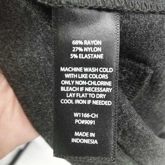 Betabrand Skinny Leggings Pull On Stretch Pants Size M Gray Yoga Comfort Tapered - Picture 3 of 10